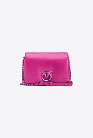 BATON ROUGE-BLOCK COLOUR Pinko Galleria nappa leather Baby Love Bag Click Puff | MYXMI68736
