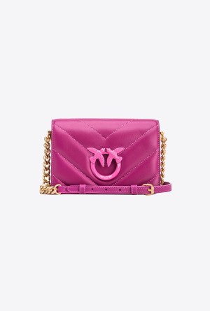 BATON ROUGE+COLOUR CONTRASTING COLOUR Pinko Galleria Mini Love Bag Click Big Chevron Opposite | UMYND30060