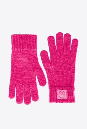 BEETROOT Pinko Cashmere gloves | EMYHC92440