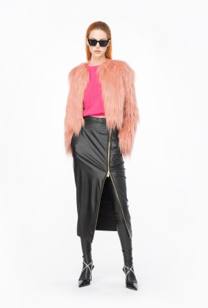 BEETROOT Pinko Love Birds cashmere sweater | AMYWC89298