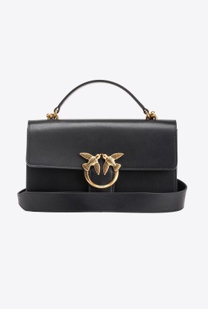 BLACK-ANTIQUE GOLD Pinko Classic Love Bag One Light | TMYWZ23845