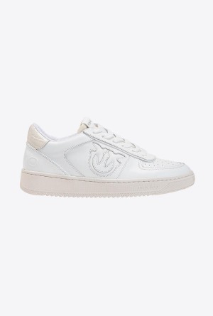 BRIGHT WHITE Pinko Sneakers with inserts | TMYPQ75465