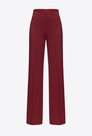 BURGUNDY-PORT ROYALE Pinko Flared trousers | QMYUV20463