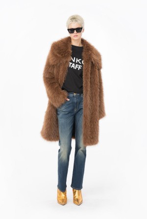 DARK DIRTY WASH Pinko Stretch denim bootcut jeans | MYEAH28911