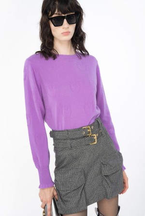 HYACINTH Pinko Love Birds cashmere sweater | XMYBH94757