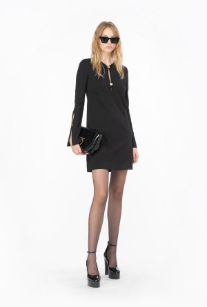 LIMO BLACK Pinko Full Milano mini dress | MYDYB82704