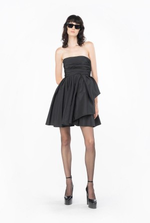 LIMO BLACK Pinko Mini taffeta dress | MYIIZ63523