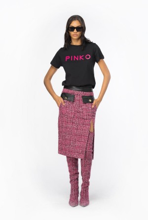 LIMO BLACK Pinko PINKO-print T-shirt | MYJKU12907