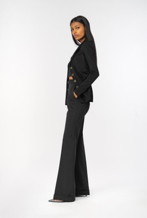 LIMO BLACK Pinko Slim-fit blazer in technical fabric | BMYSD77116