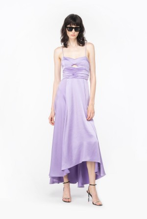 LISIANTHUS LILAC Pinko Satin lingerie dress | MYJKU66064