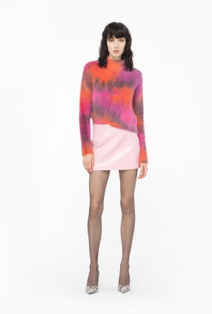 ORANGE/FUCHSIA Pinko Fade-effect alpaca sweater | MYICD94080