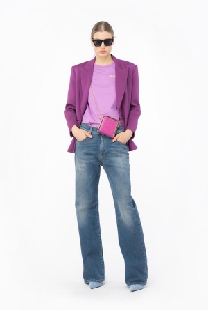 ORCHID IRIS Pinko Lady T-shirt | AMYDF82379