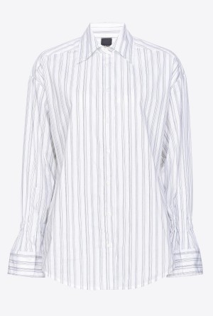 OTTONE VECCHIO FREE Pinko Shirt with mismatched stripes | MYNZX65734