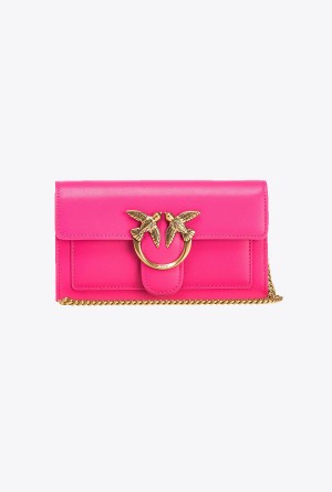 PINKO PINK-ANTIQUE GOLD Pinko Love Bag One Wallet Simply | MYZPD22290