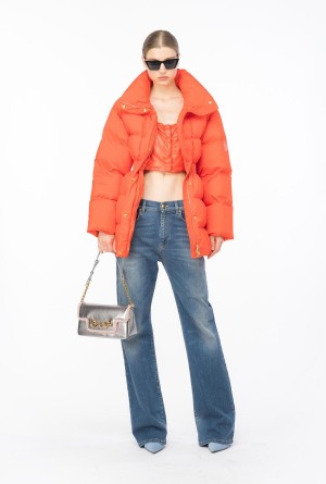 SURIMI ORANGE Pinko Padded high-neck jacket | DMYVO40630