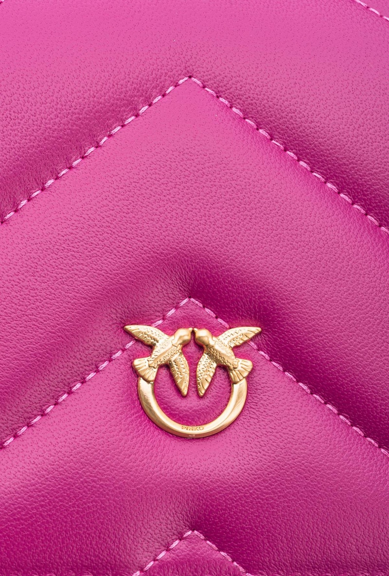 BATON ROUGE+COLOUR CONTRASTING COLOUR Pinko Galleria Mini Love Bag Click Big Chevron Opposite | UMYND30060