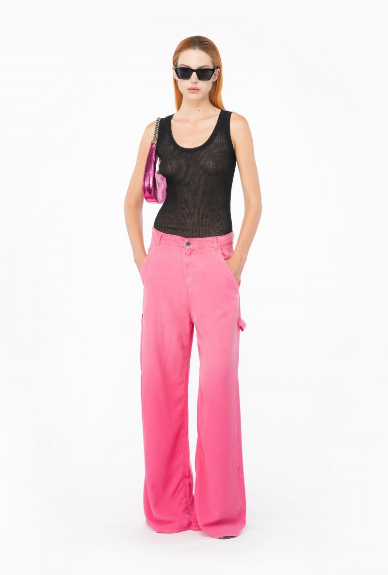 BEETROOT Pinko Faded canvas workwear trousers | SMYNY76401