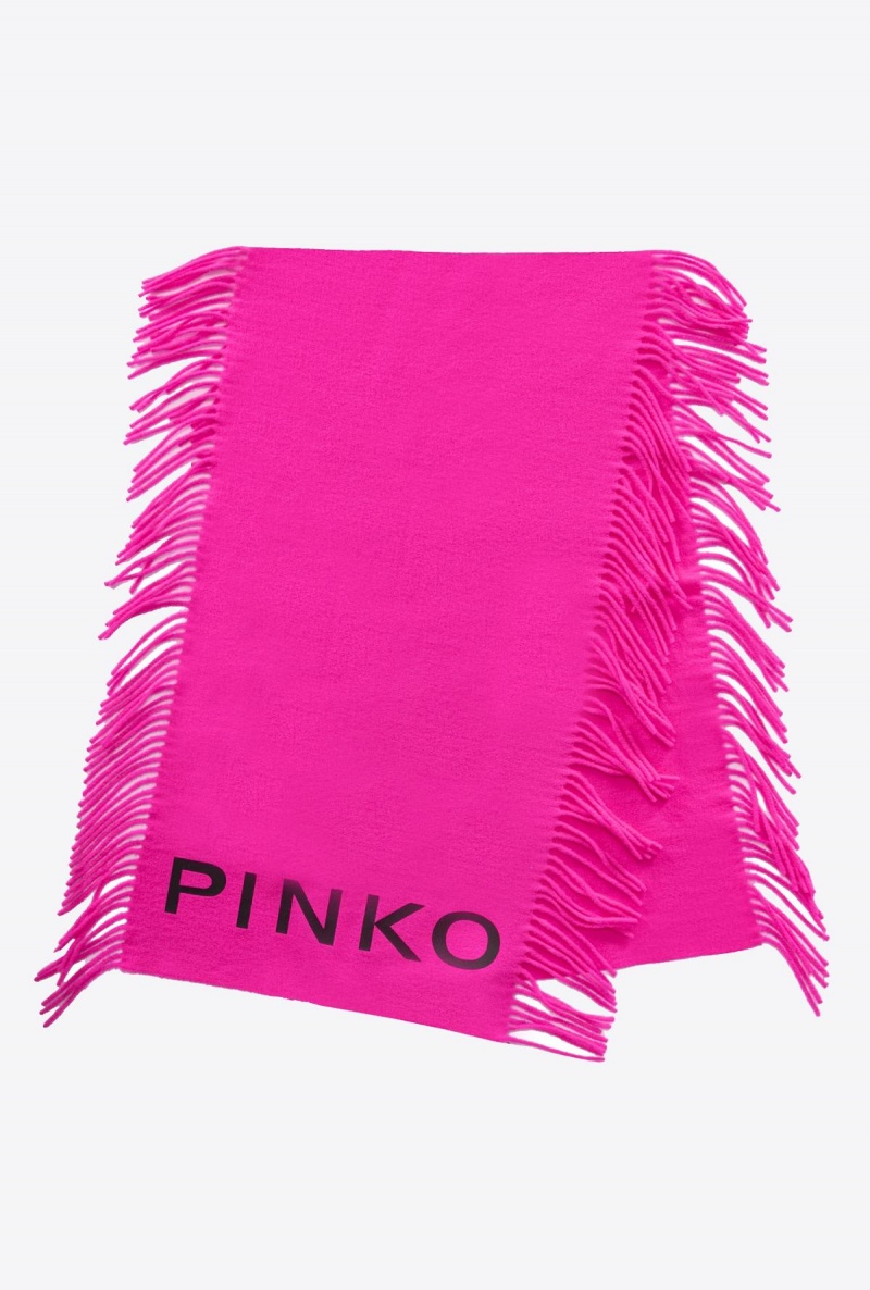BEETROOT Pinko Scarf with fringing | EMYHC84396
