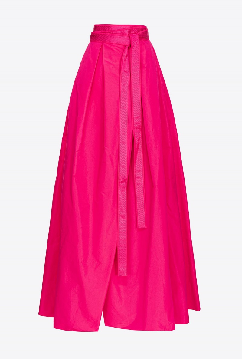 BEETROOT Pinko Taffeta maxi-skirt | BMYSO70451