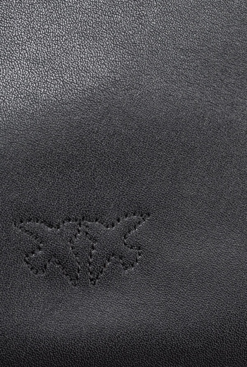 BLACK-ANTIQUE GOLD Pinko Classic Flat Love Bag Simply | MYJVR90887