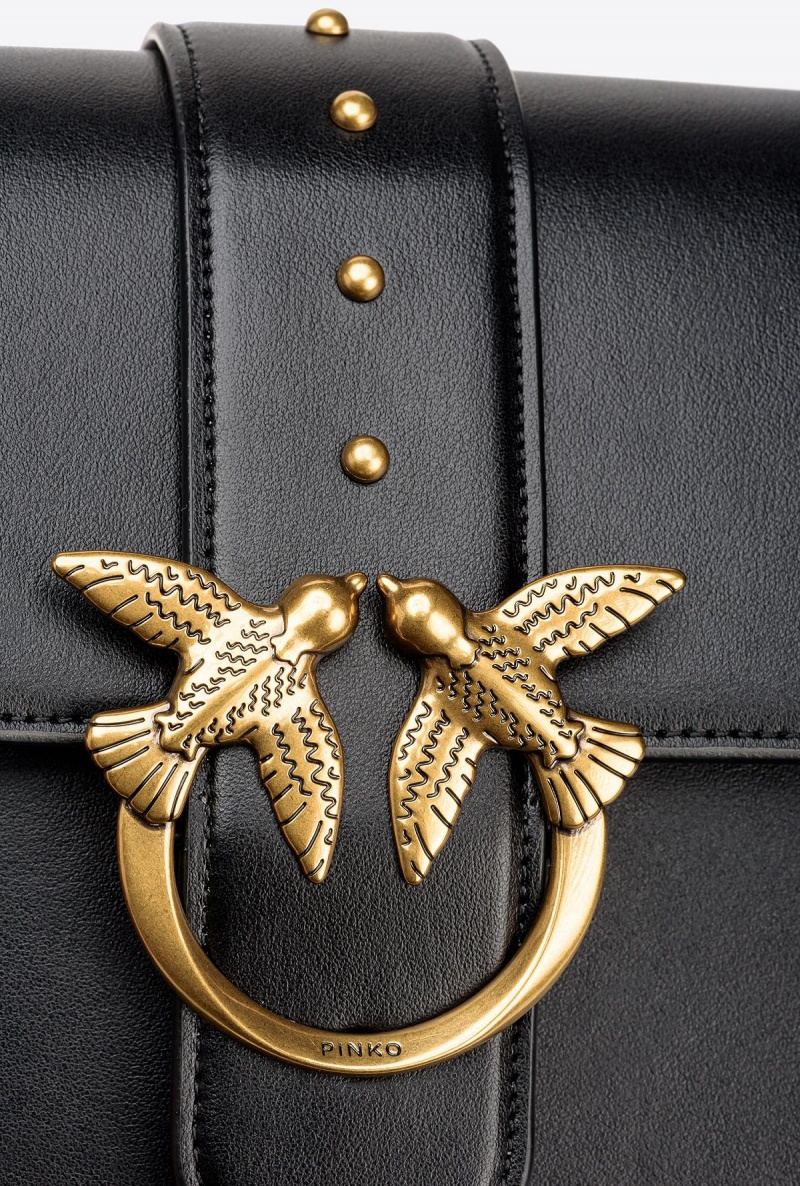 BLACK-ANTIQUE GOLD Pinko Classic Love Bag One Eva Limited Edition | MIOMOJO | MYDFL28799