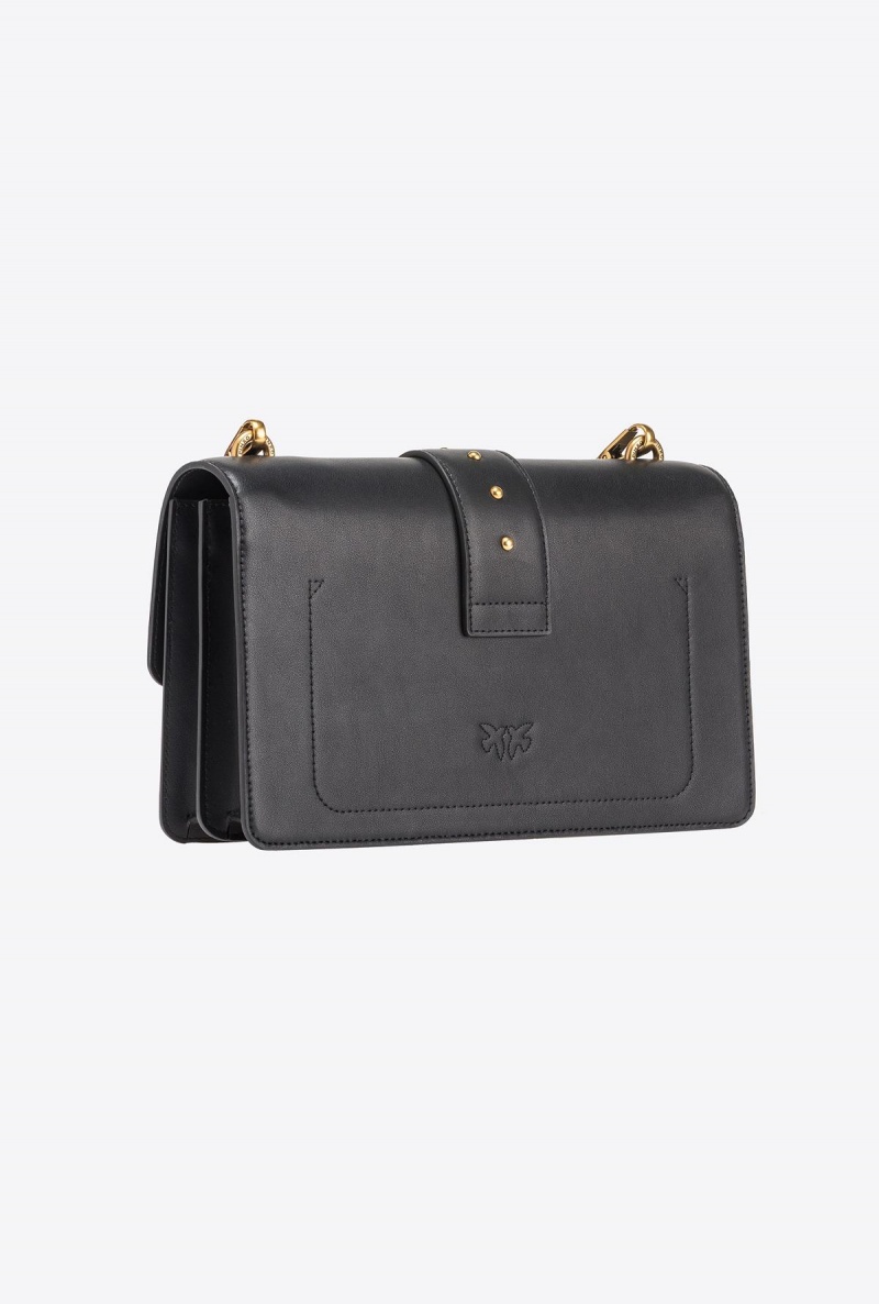 BLACK-ANTIQUE GOLD Pinko Classic Love Bag One Simply | MYZDE12764