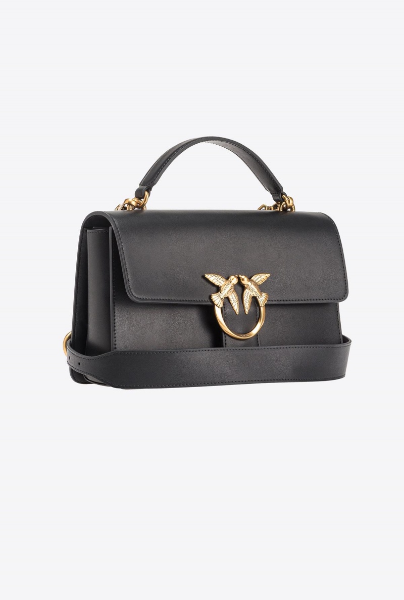 BLACK-ANTIQUE GOLD Pinko Classic Love Bag One Light | TMYWZ23845