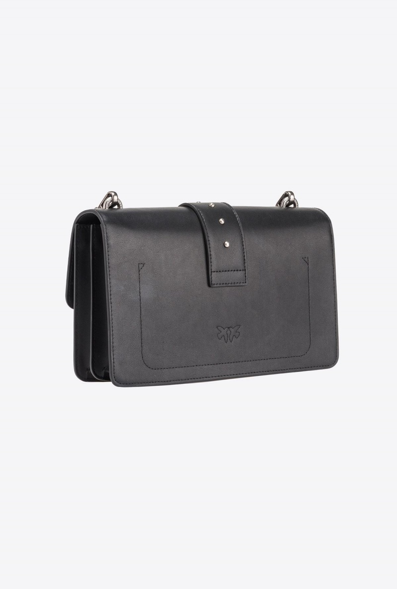 BLACK-OLD SILVER Pinko Classic Love Bag One Simply | EMYHC86020