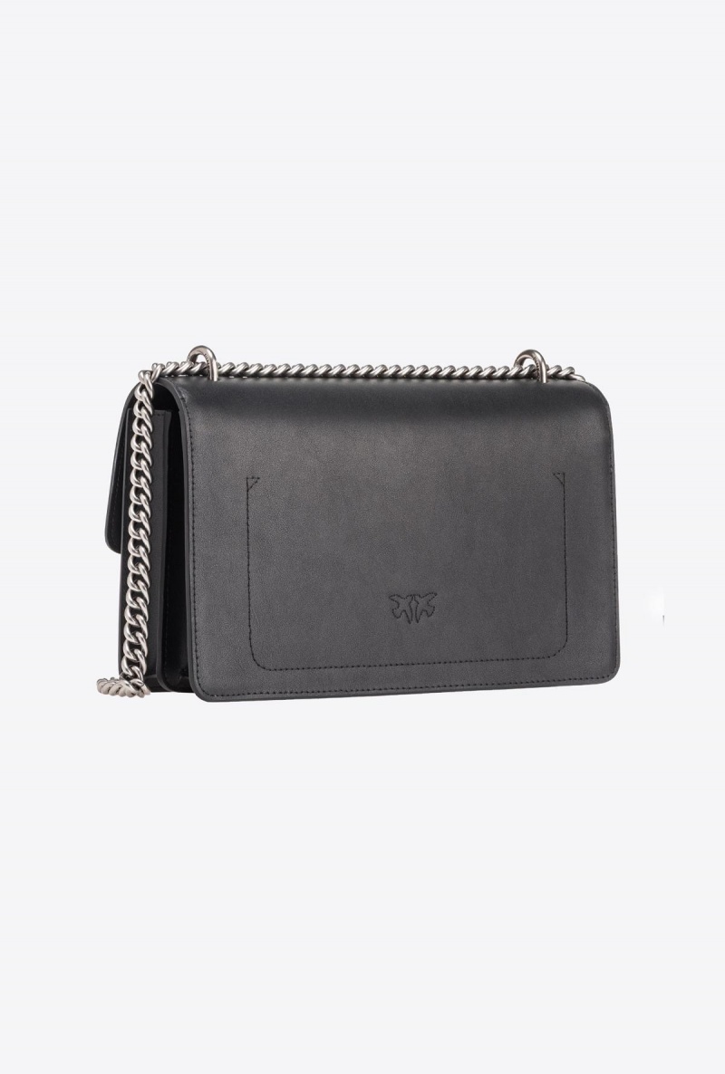 BLACK-OLD SILVER Pinko Classic Love Bag One Simply | FMYUI33944