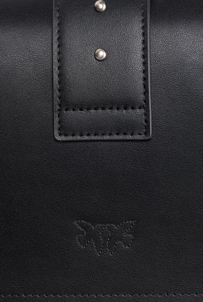 BLACK-OLD SILVER Pinko Classic Love Bag One Simply | ZMYNQ95136