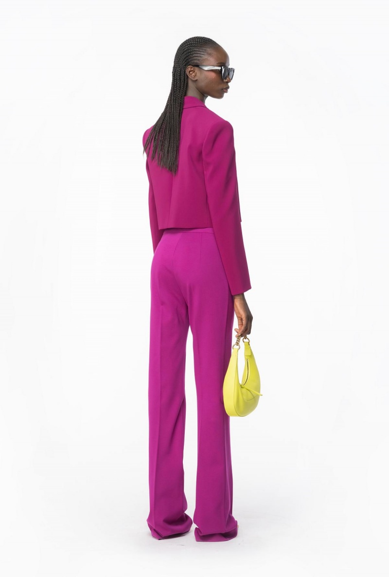 BOUGAINVILLEA PURPLE Pinko Crepe Spencer jacket | MMYHR24470