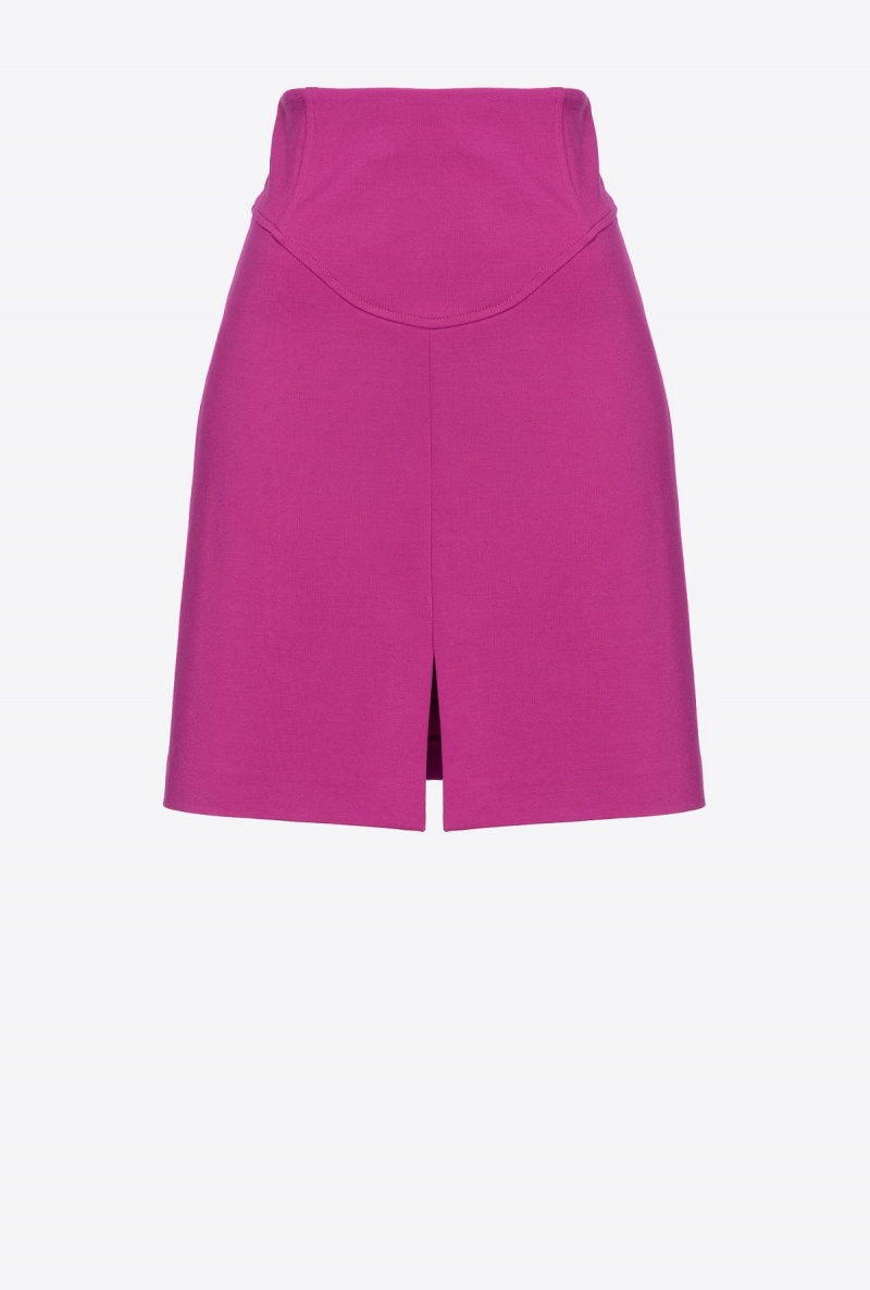 BOUGAINVILLEA PURPLE Pinko Full Milano mini skirt | MMYFT99259