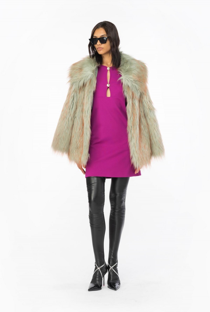 BOUGAINVILLEA PURPLE Pinko Full Milano mini dress | PMYQX41114