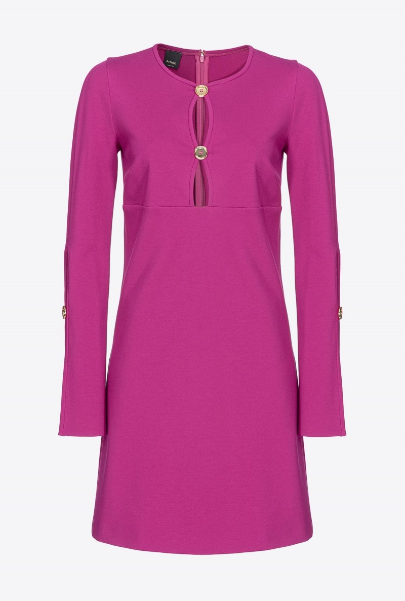BOUGAINVILLEA PURPLE Pinko Full Milano mini dress | PMYQX41114