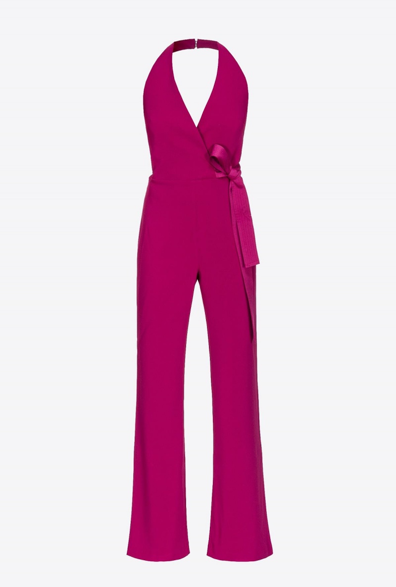 BOUGAINVILLEA PURPLE Pinko Jumpsuit with contrasting bow | PMYER75920
