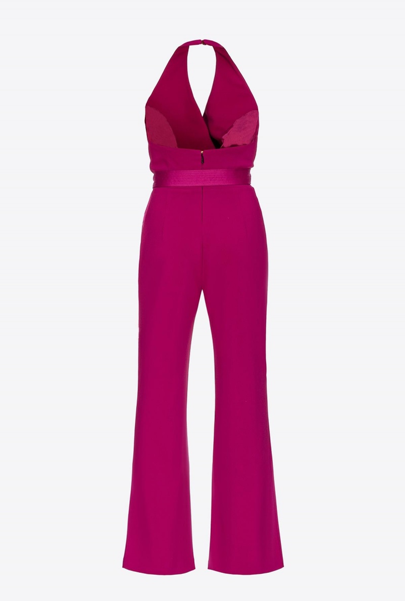 BOUGAINVILLEA PURPLE Pinko Jumpsuit with contrasting bow | PMYER75920