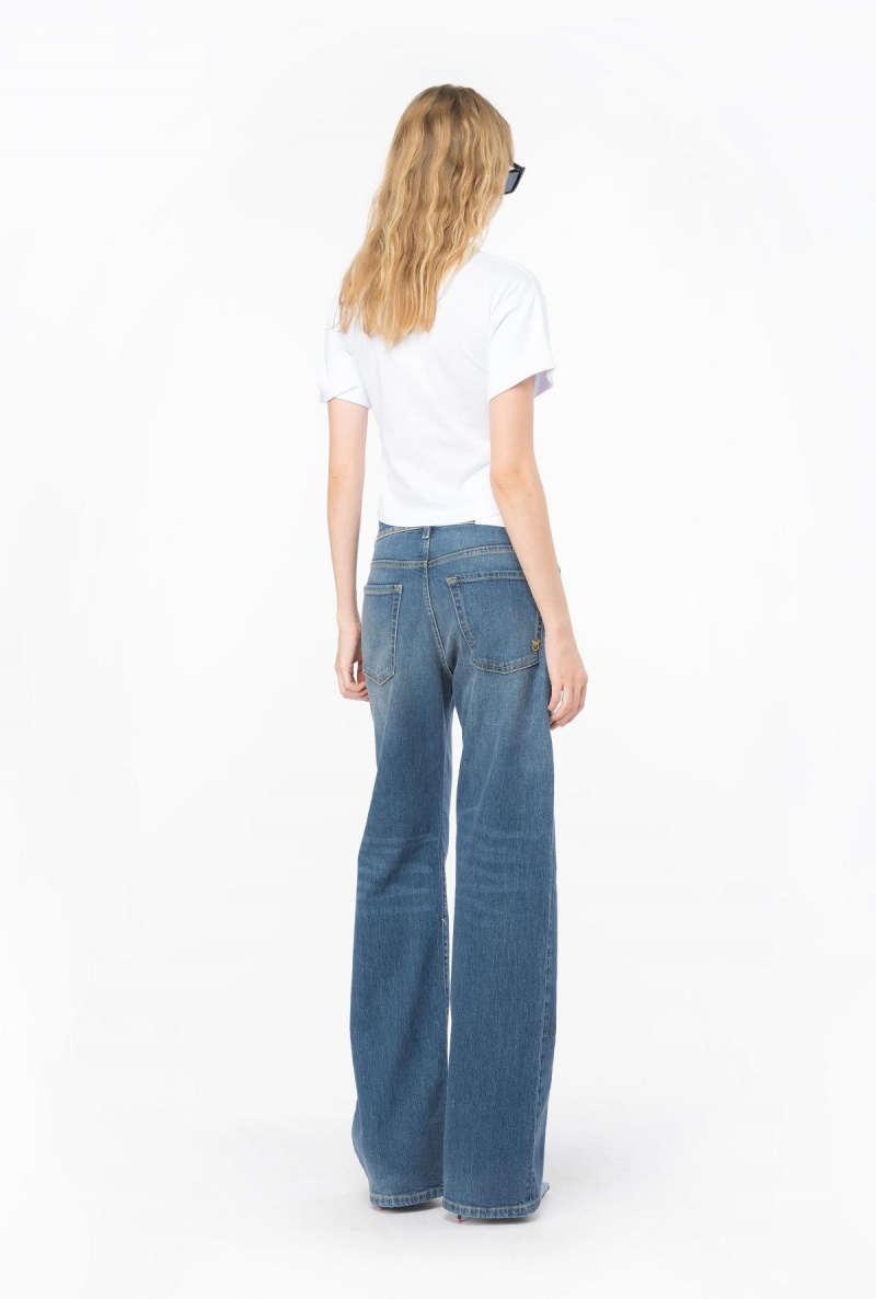 BRIGHT WHITE Pinko Corset-look T-shirt | MYQAV71716