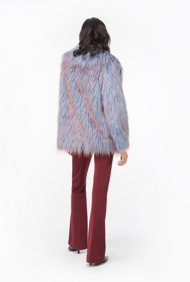 BURGUNDY-PORT ROYALE Pinko Flared flowing neoprene trousers | TMYWZ99935