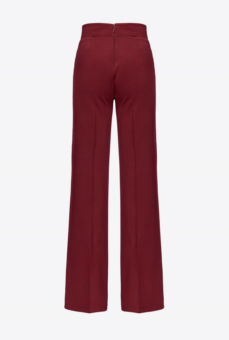 BURGUNDY-PORT ROYALE Pinko Flared trousers | UMYTG38387