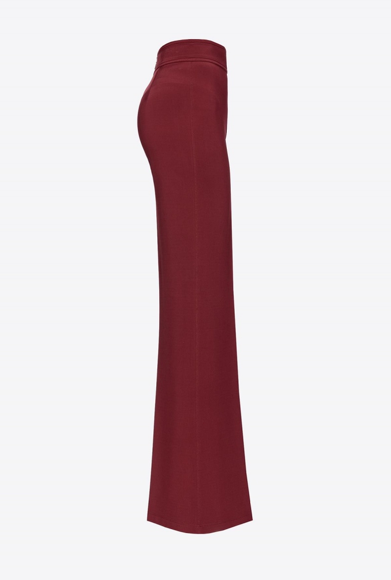 BURGUNDY-PORT ROYALE Pinko Flared trousers | UMYTG38387
