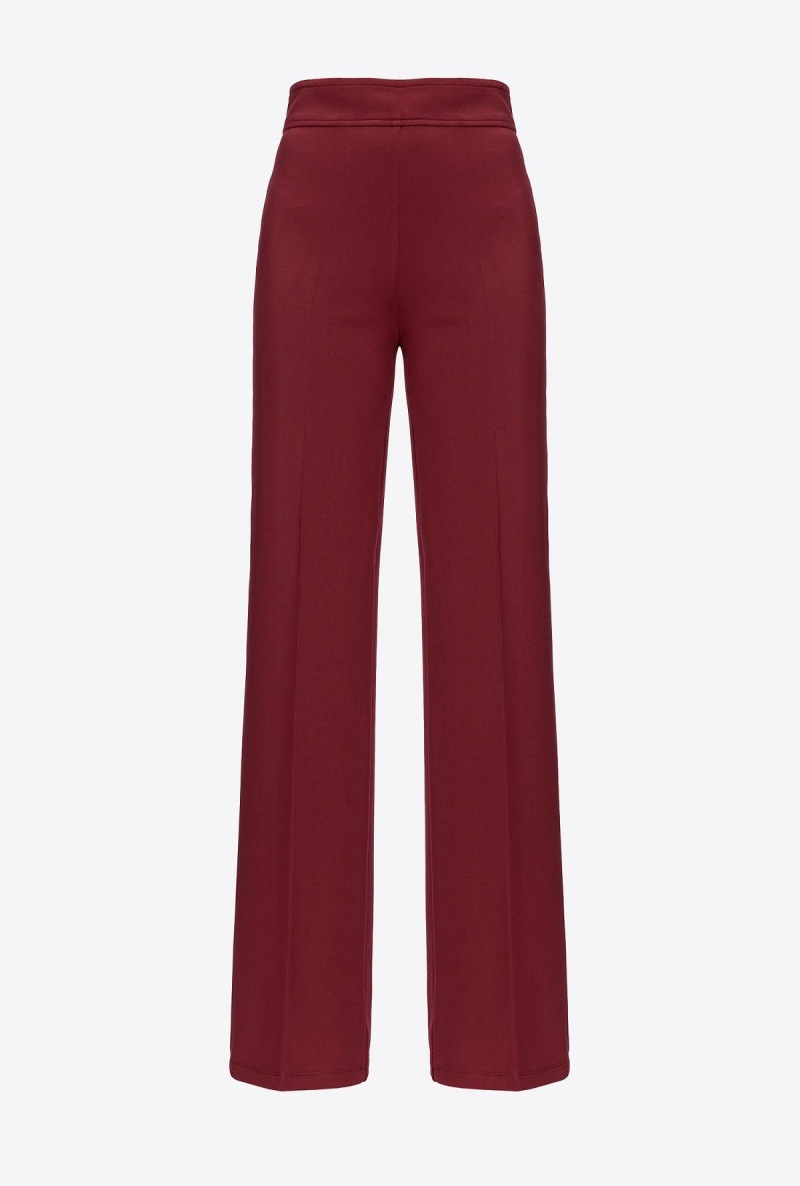 BURGUNDY-PORT ROYALE Pinko Flared trousers | UMYTG38387