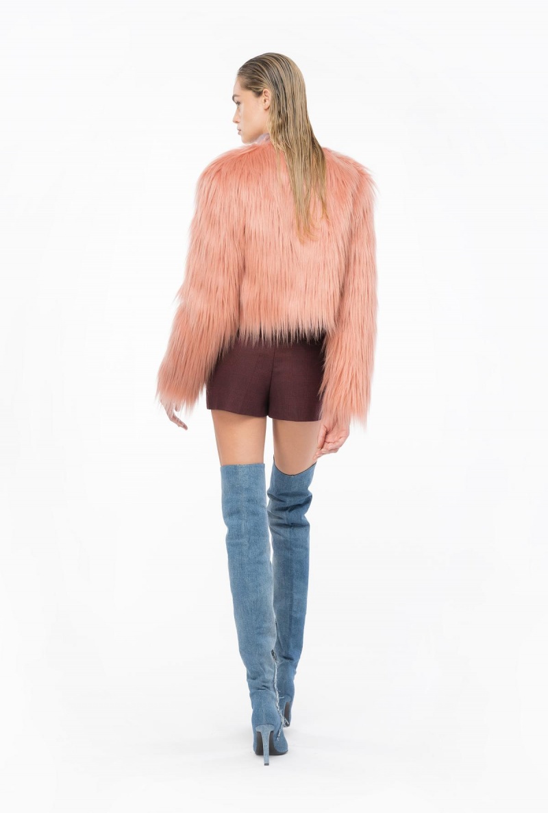 CAMEO ROSE Pinko Faux fur jacket | EMYHC90614