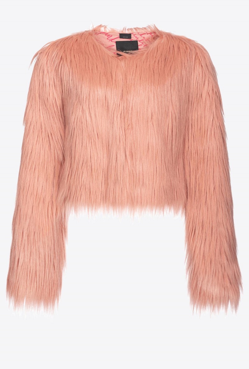 CAMEO ROSE Pinko Faux fur jacket | EMYHC90614
