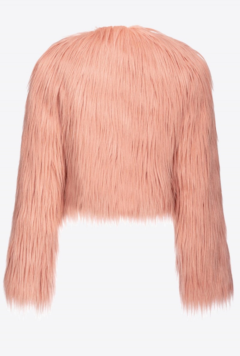 CAMEO ROSE Pinko Faux fur jacket | EMYHC90614