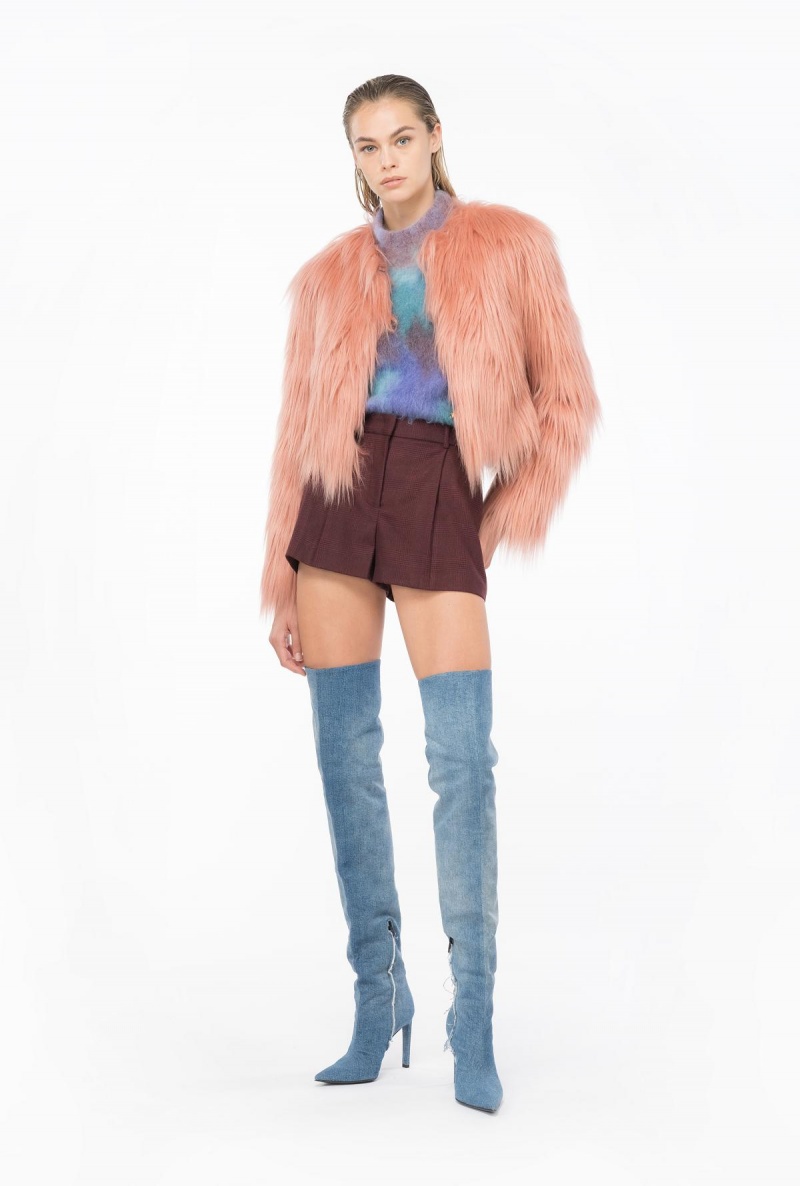 CAMEO ROSE Pinko Faux fur jacket | EMYHC90614