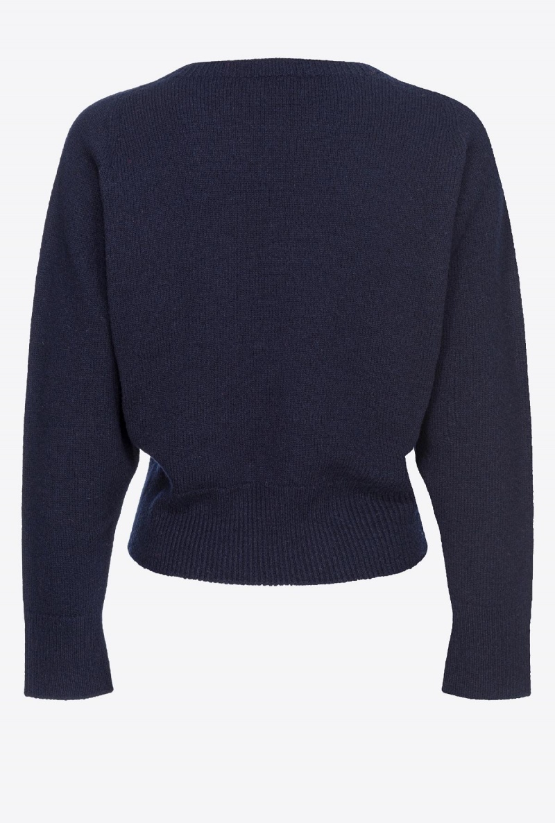 DARK NAVY BLUE Pinko Cashmere-blend pullover | EMYVG89008
