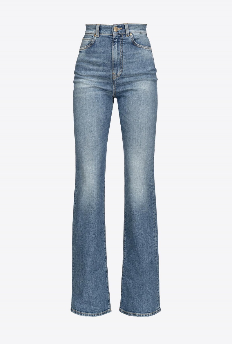DIRTY WASH Pinko Flared vintage denim jeans | SMYVO66164