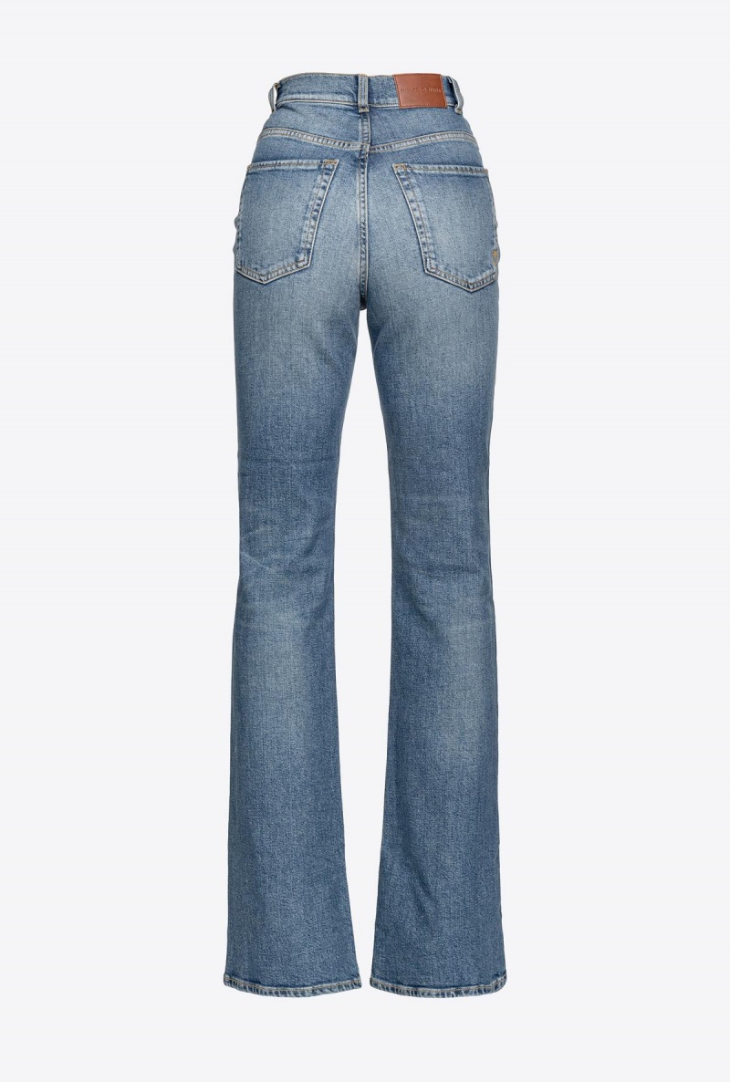 DIRTY WASH Pinko Flared vintage denim jeans | SMYVO66164