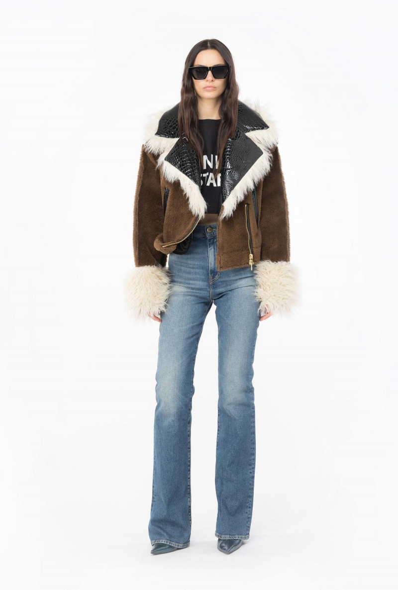 DIRTY WASH Pinko Flared vintage denim jeans | SMYVO66164