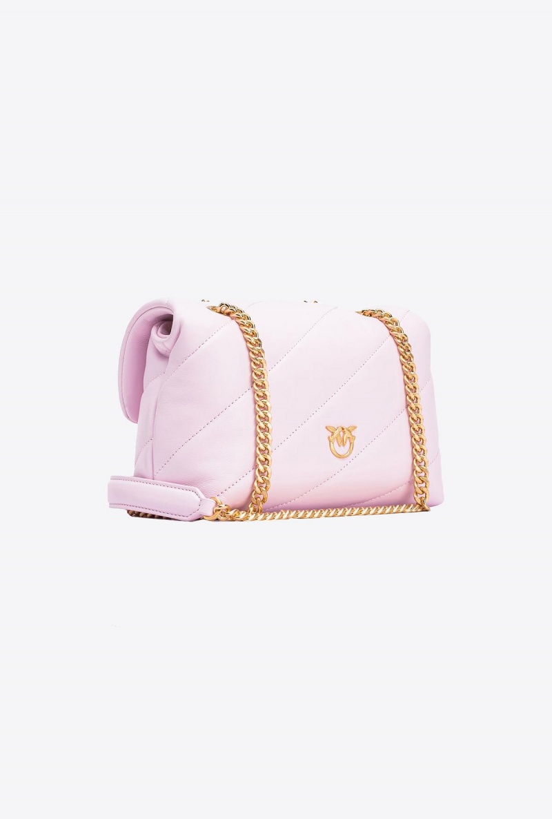 FESTIVAL BLOOM-BRUSHED GOLD Pinko Galleria Mini Love Bag Puff | MYEAH10329